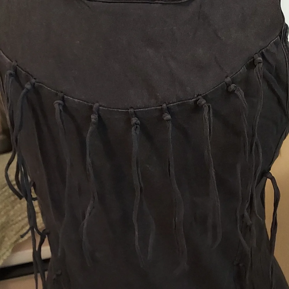 Harley Davidson fringe top - Picture 5 of 8